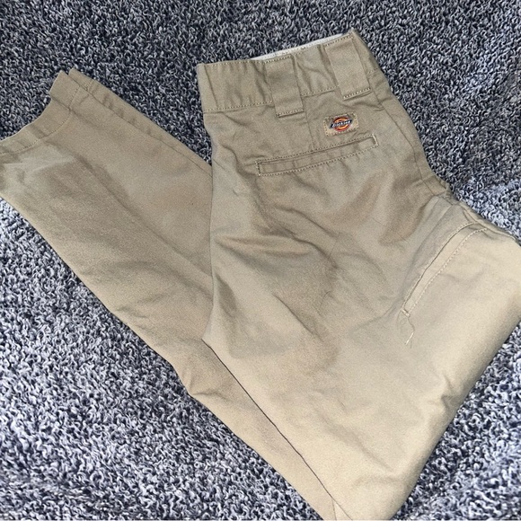 Dickies Flex Slim Taper Pants in Black and Tan - Picture 2 of 8